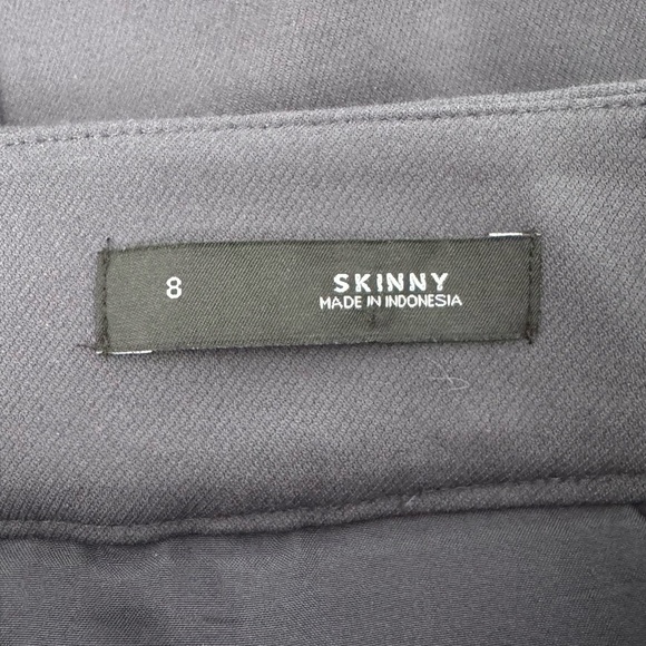 Loft smokey blue dressy Skinny Pant Size 8 - Picture 6 of 7